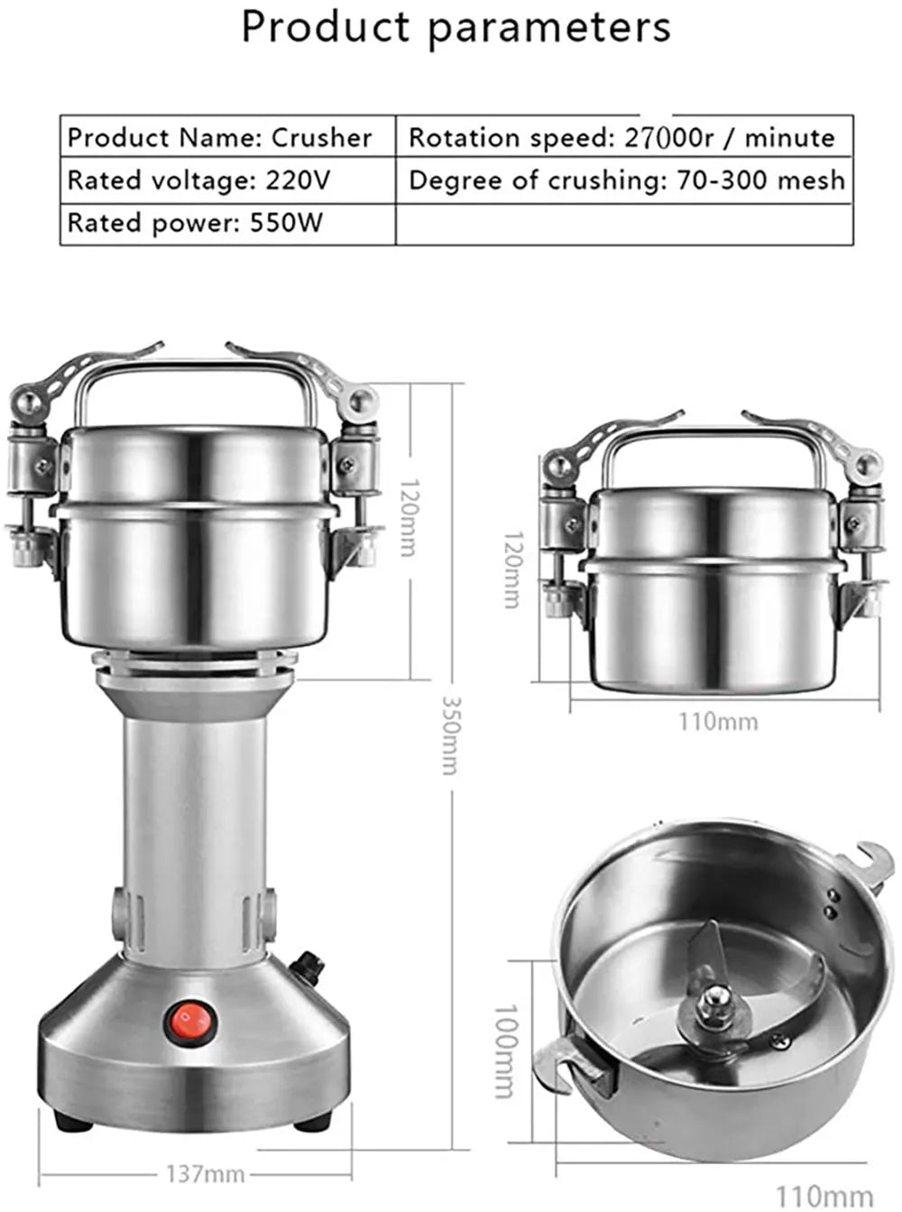 Moulin À Poudre 150 Grammes