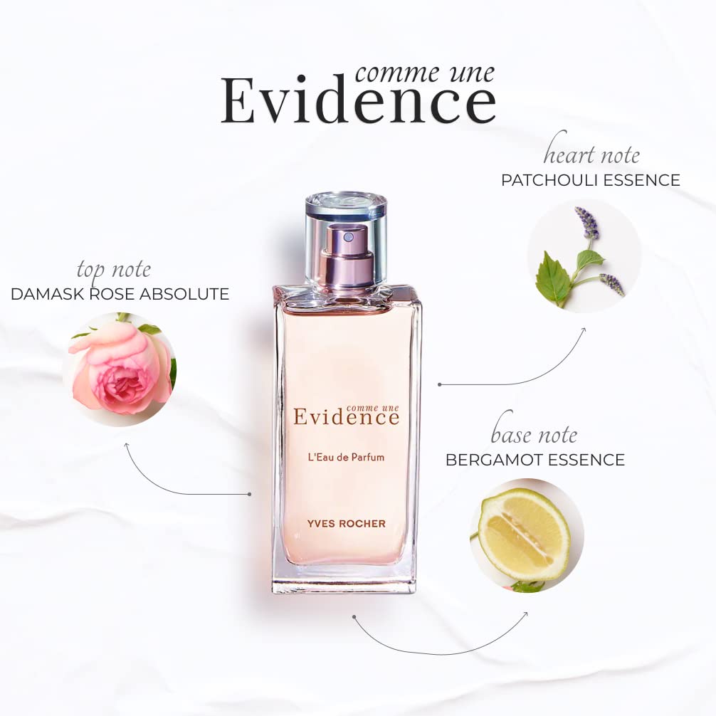 Comme une Évidence Yves Rocher l'Eau de Parfum 100ml une Symphonie Sensorielle